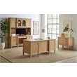 Modern Wood Lateral File Storage File Drawer Office Fully Assembled Light Brown