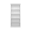 Modern Wood Open Bookcase Office Bookcase Fully Assembled White