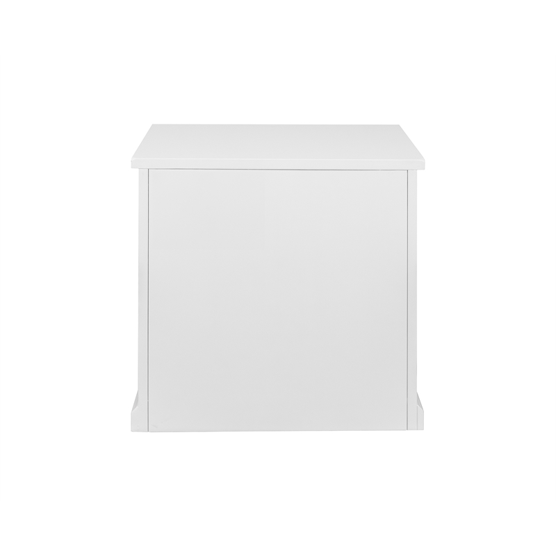 Modern Wood Lateral File Office Lateral File Storage Fully Assembled White