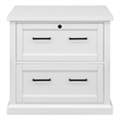 Modern Wood Lateral File Office Lateral File Storage Fully Assembled White