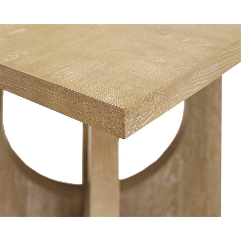 Modern Wood  Counter Height Table Dining Table Kitchen Table Light Brown