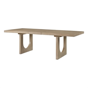 Modern Wood Kitchen Table Dining Table Finished on All Sides Light Brown