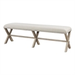 Modern Farmhouse Wood Bench Dining Bench Kitchen Table Seating Brown