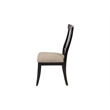 Traditional Wood Kitchen Extension Dining Table and Eight Chairs Black