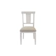 Traditional Wood Kitchen Extension Dining Table and Eight Chairs White
