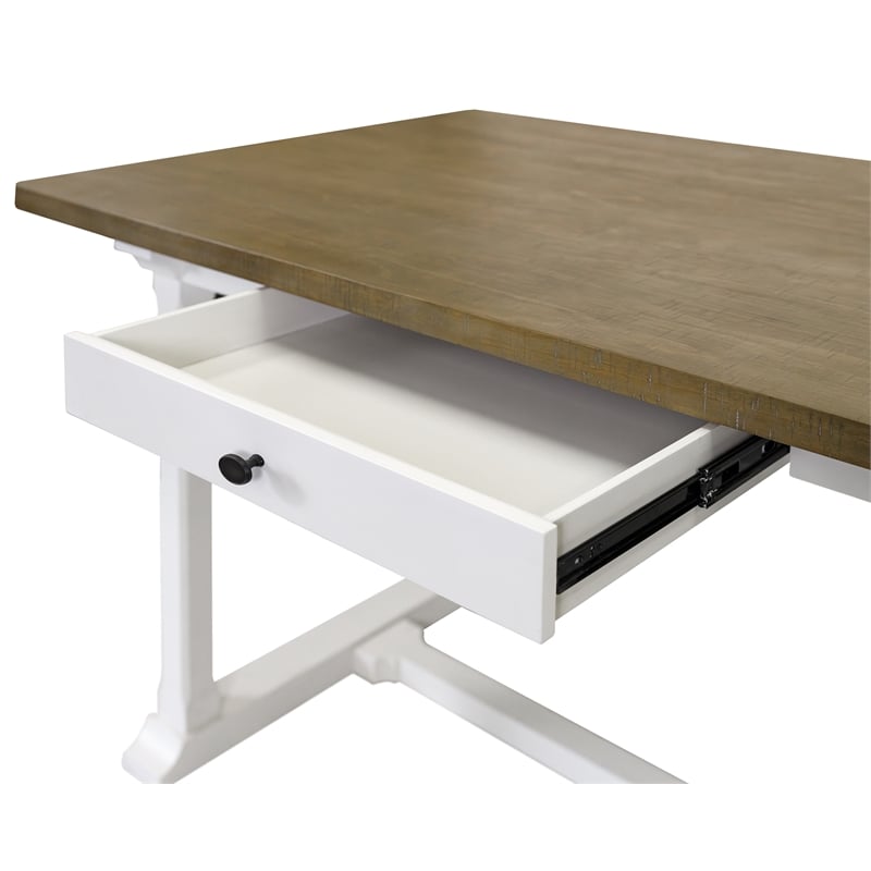 Modern Wood Counter Height Kitchen Dining Table Kitching seating table Brown