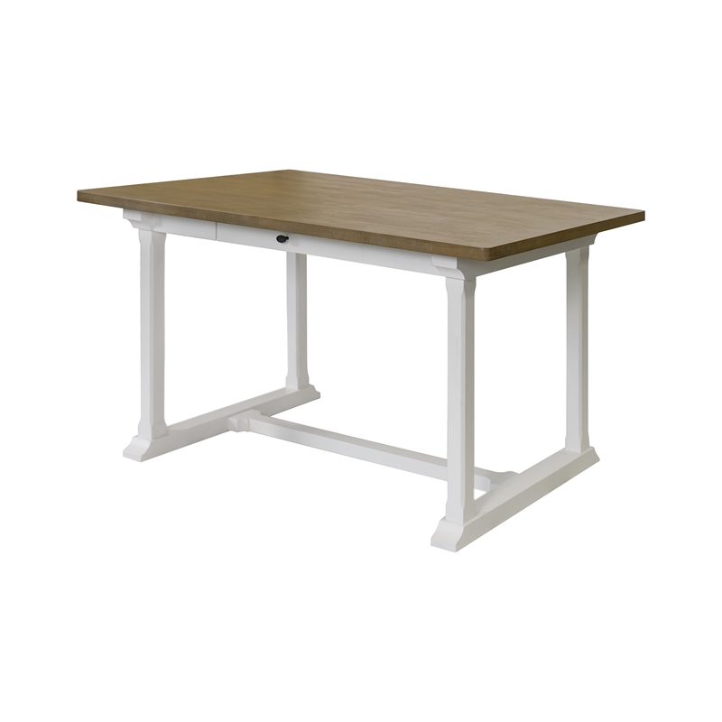 Modern Wood Counter Height Kitchen Dining Table Kitching seating table Brown