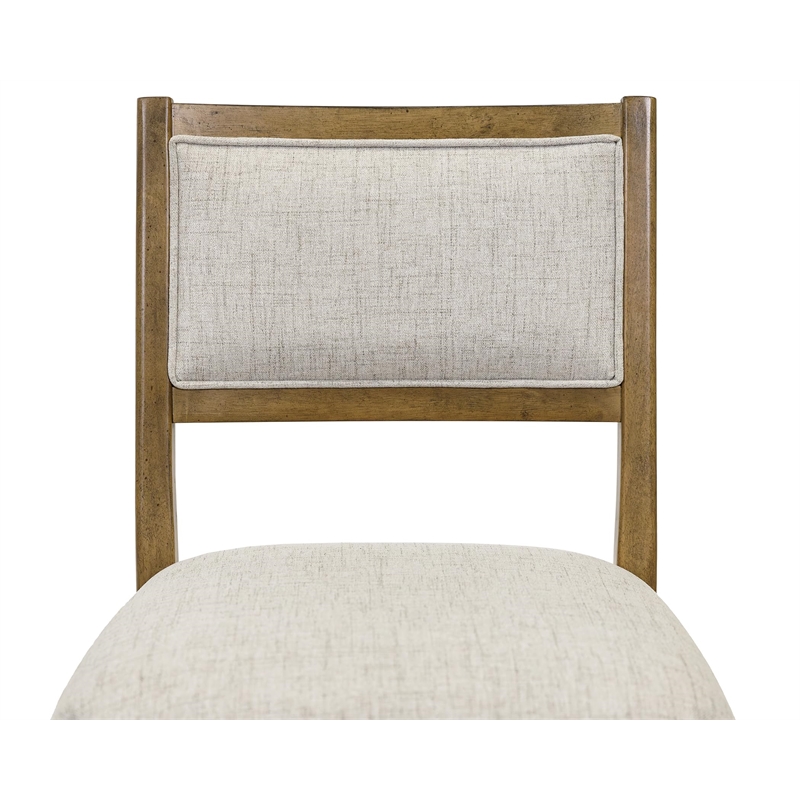 Modern Wood Rectangular Kitchen Dining Table with Eight Chairs Brown