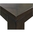 Modern Wood Counter Height Kitchen Dining Table All Sides Finished Black
