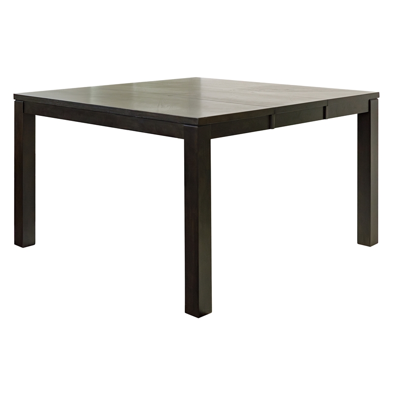 Modern Wood Counter Height Kitchen Dining Table All Sides Finished Black