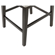 Martin Furniture Wood Counter Height Dining Table and Four Chairs in Black