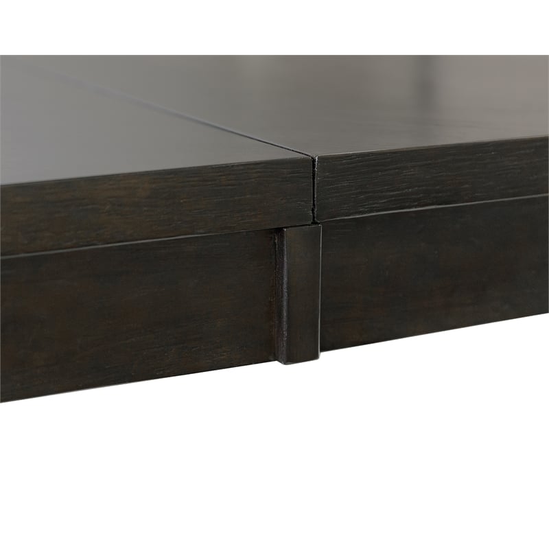 Martin Furniture Wood Counter Height Dining Table and Four Chairs in Black