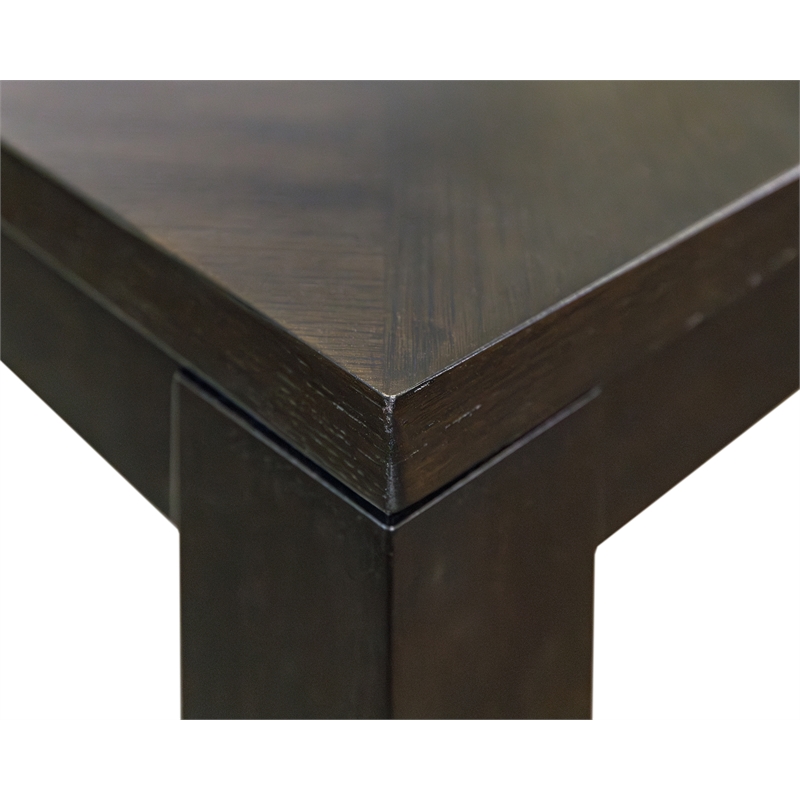 Martin Furniture Wood Counter Height Dining Table and Four Chairs in Black