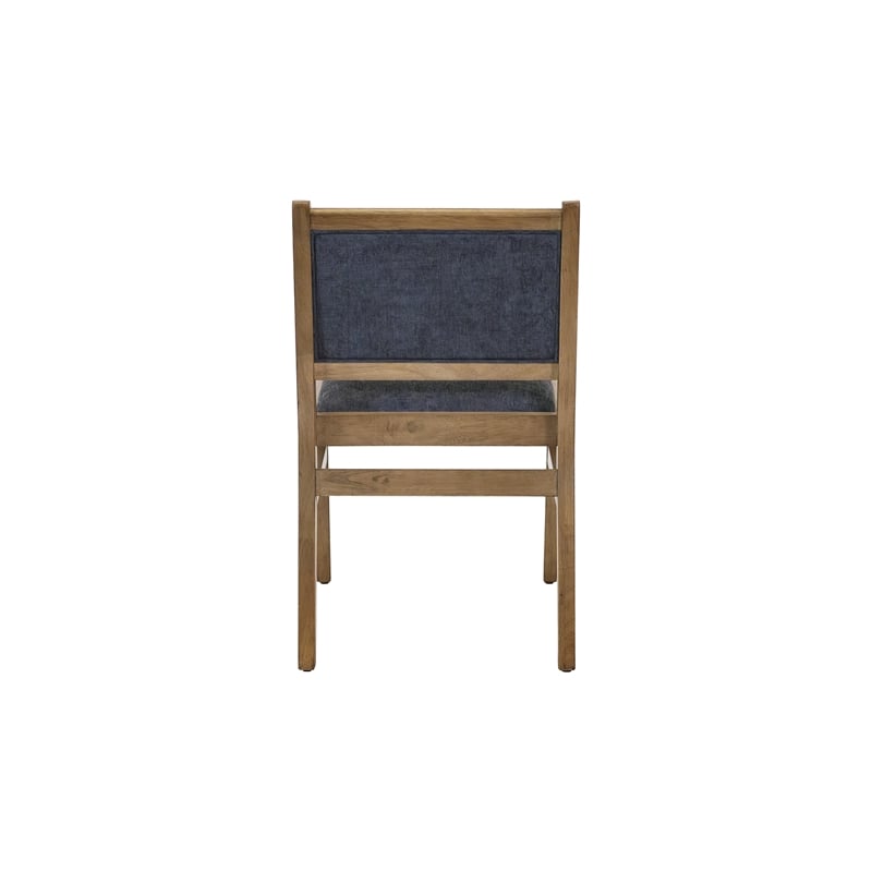 Two Mid-Century Modern Wood Side Chairs Kitchen Table Dining Seats Brown