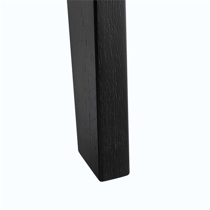 Modern Writing Desk Wood Office Table with Drawer Rich Medium Brown