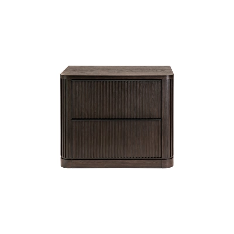 Wood Lateral File With Legal Letter File Drawer Office Storage Brown