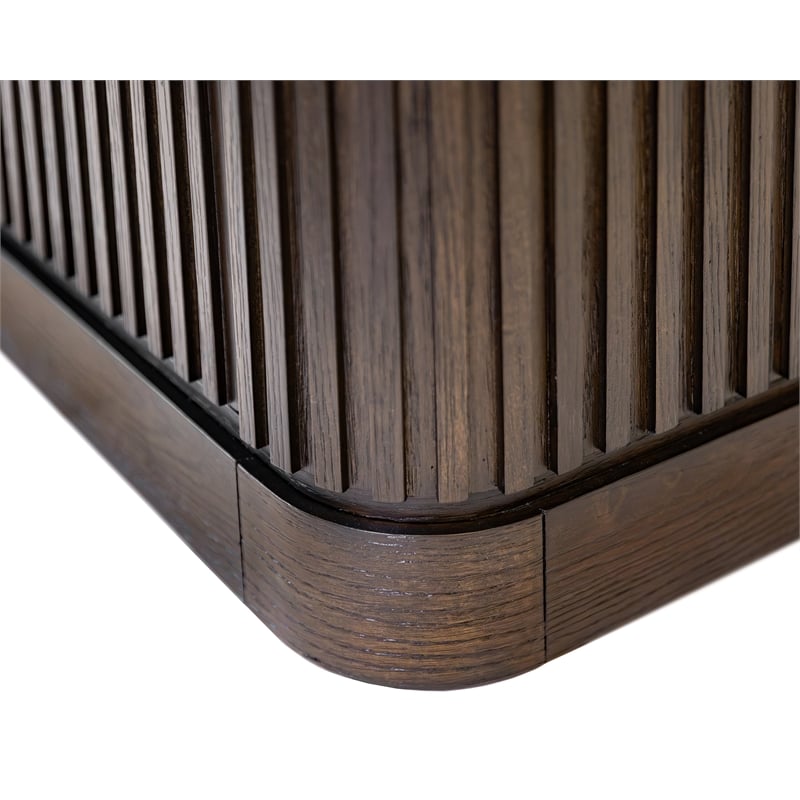 Wood Lateral File With Legal Letter File Drawer Office Storage Brown