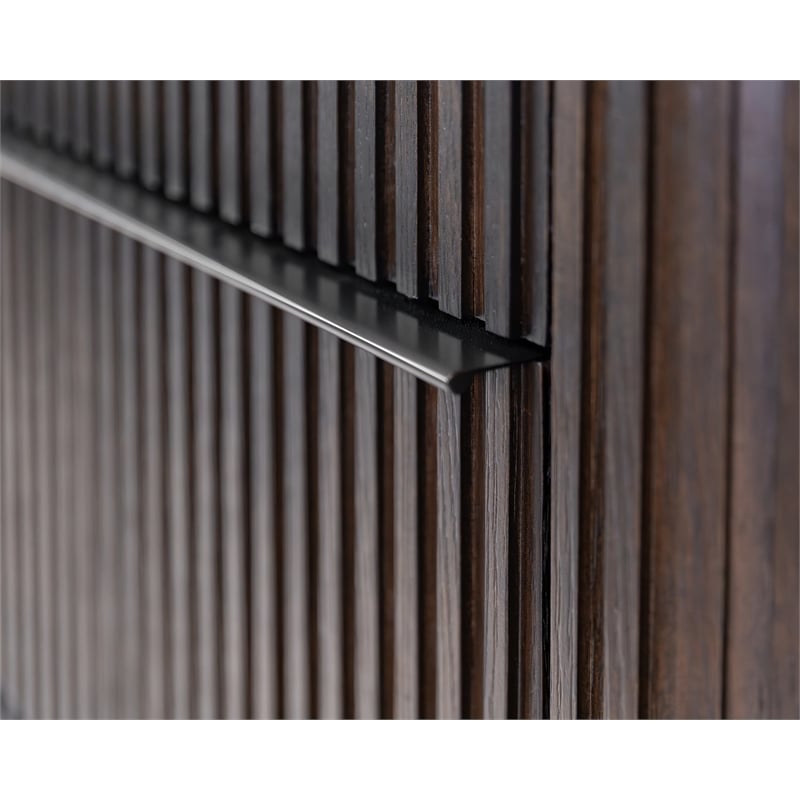 Wood Lateral File With Legal Letter File Drawer Office Storage Brown