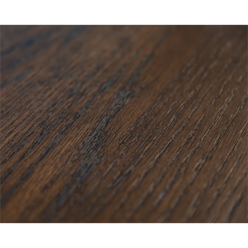 Wood Lateral File With Legal Letter File Drawer Office Storage Brown