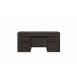Contemporary Executive Wood Credenza Executive Desk Fully Assembled Brown