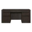 Contemporary Executive Wood Credenza Executive Desk Fully Assembled Brown