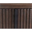 Executive Wood Bookcase With Doors Office Storage Fully Assembled Brown
