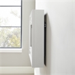 Wall Mounted Electric Fireplace Console Fully Assembled White Wood