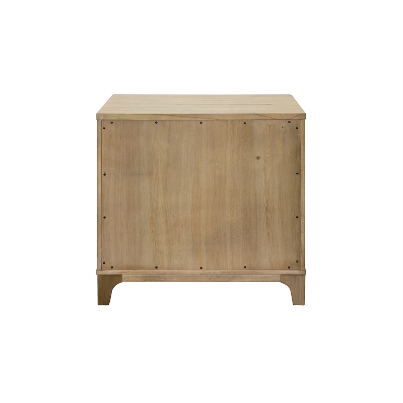 Modern Wood Lateral File Storage File Drawer Fully Assembled Brown Wood