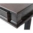 Martin Furniture Electric Sit/Stand L-Desk/Return Height Adjustable - Dark Brown