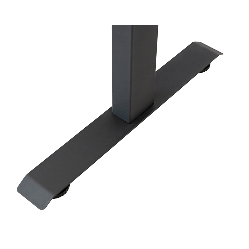 Martin Furniture Electric Sit/Stand L-Desk/Return Height Adjustable - Dark Brown