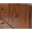 Mid-Century Modern Wood Sideboard Dining Storage Fully Assembled Brown