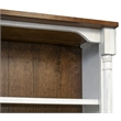 Three Rustic Open 8' Wood Bookcases Storage Cabinet Bookcase Wall White