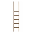 Traditional Decorative Wooden Ladder Brown