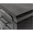 Traditional Wood Executive Desk Storage Office Credenza Fully Assembled Black