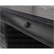 Traditional Wood Executive Desk Storage Office Credenza Fully Assembled Black