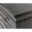 Traditional Wood Lateral File Office Storage Drawer Fully Assembled Black