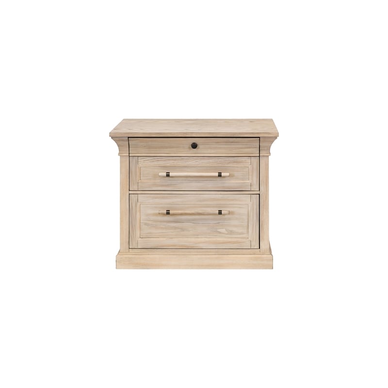 Traditional Wood Lateral File Office Storage Drawer Fully Assembled Brown