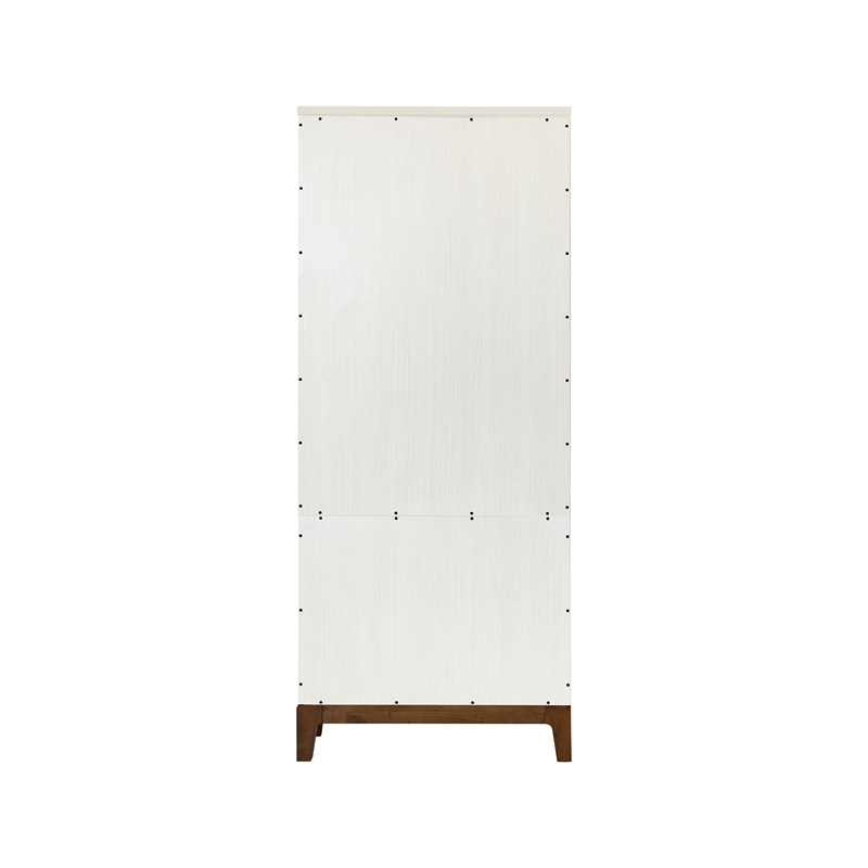 Contemporary Laminate Wood Open Bookcase Fully Assembled White