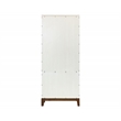Contemporary Laminate Wood Open Bookcase Fully Assembled White