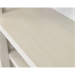 Contemporary Laminate Wood Open Bookcase Fully Assembled White