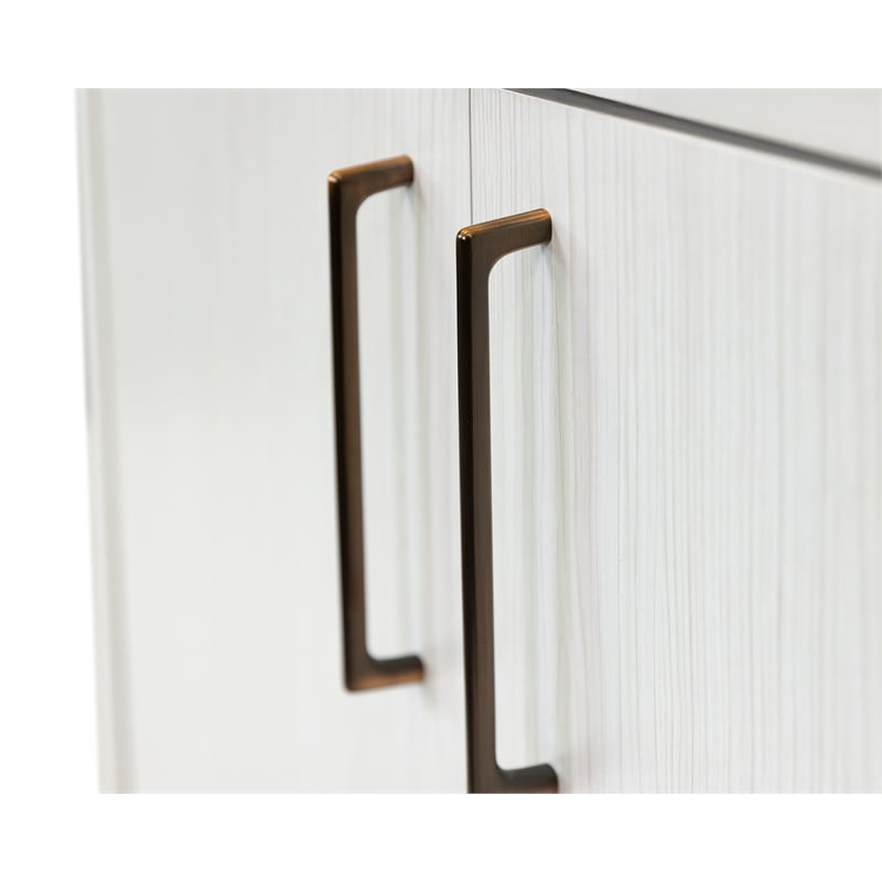 Contemporary Laminate Wood Bookcase Fully Assembled White