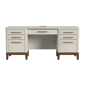 Contemporary Laminate Wood Office Desk Writing White