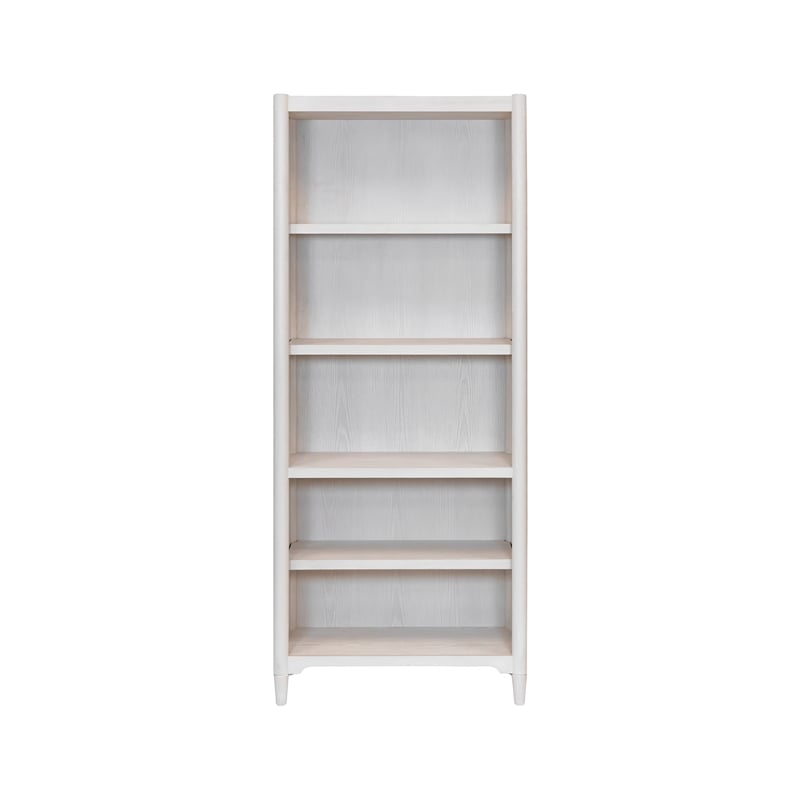 Modern Wood Open Bookcase Office Shelving Storage Cabinet Fully Assembled White