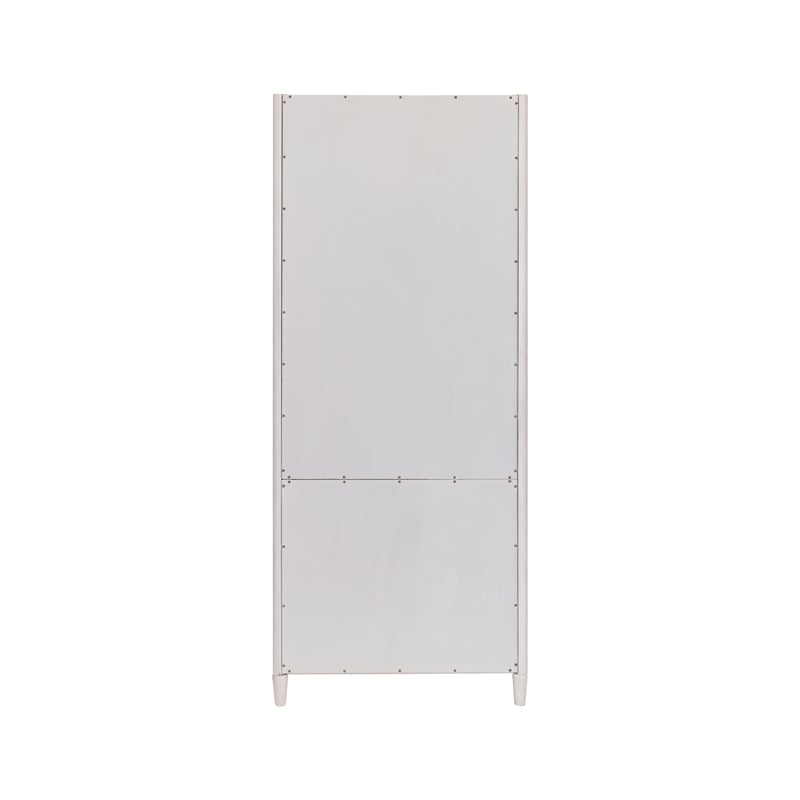 Modern Wood Open Bookcase Office Shelving Storage Cabinet Fully Assembled White