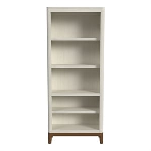 Modern Wood Open Bookcase Office Shelving Storage Cabinet Fully Assembled White