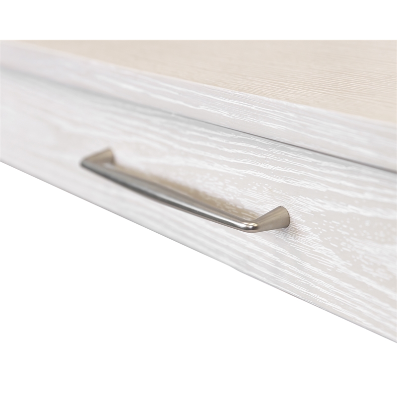 Modern Wood Office Writing Desk Storage Table White