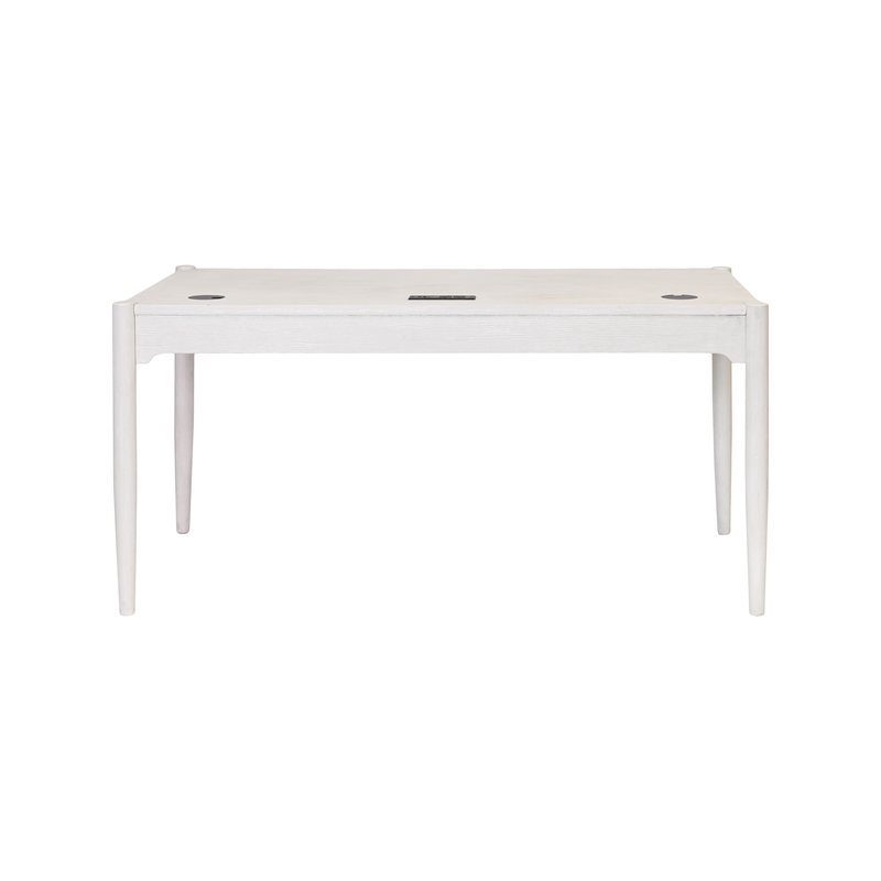 Modern Wood Office Writing Desk Storage Table White