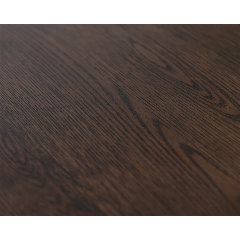 Modern Wood Living Room Entertainment Tulane Round Pedestal - Brown