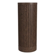 Modern Wood Living Room Entertainment Tulane Round Pedestal - Brown