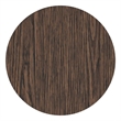 Modern Wood Living Room Entertainment Tulane Round Pedestal - Brown